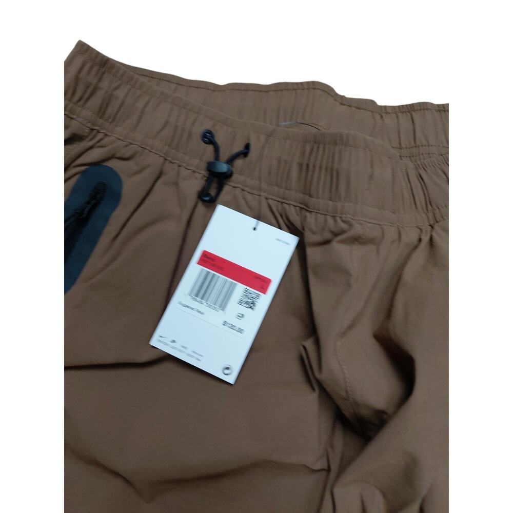 Nike Tech Size Large Woven Oversized Pants Brown Black HM7158-235 Men’s - Picture 6 of 10